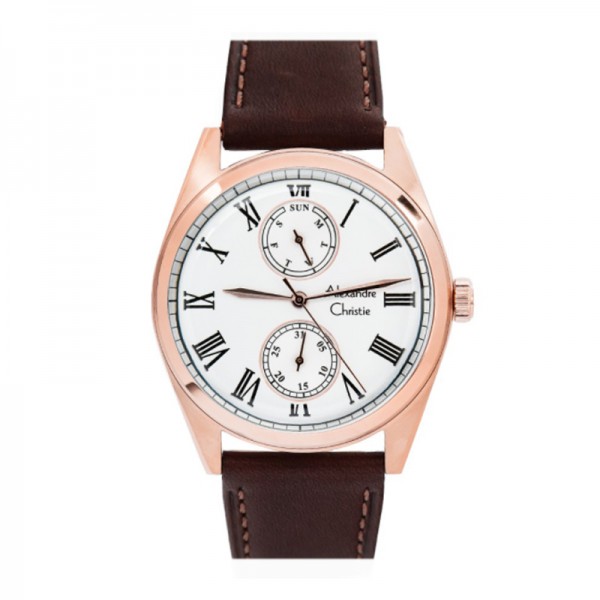 Alexandre Christie AC 6578 Rosegold White MFLRGSL